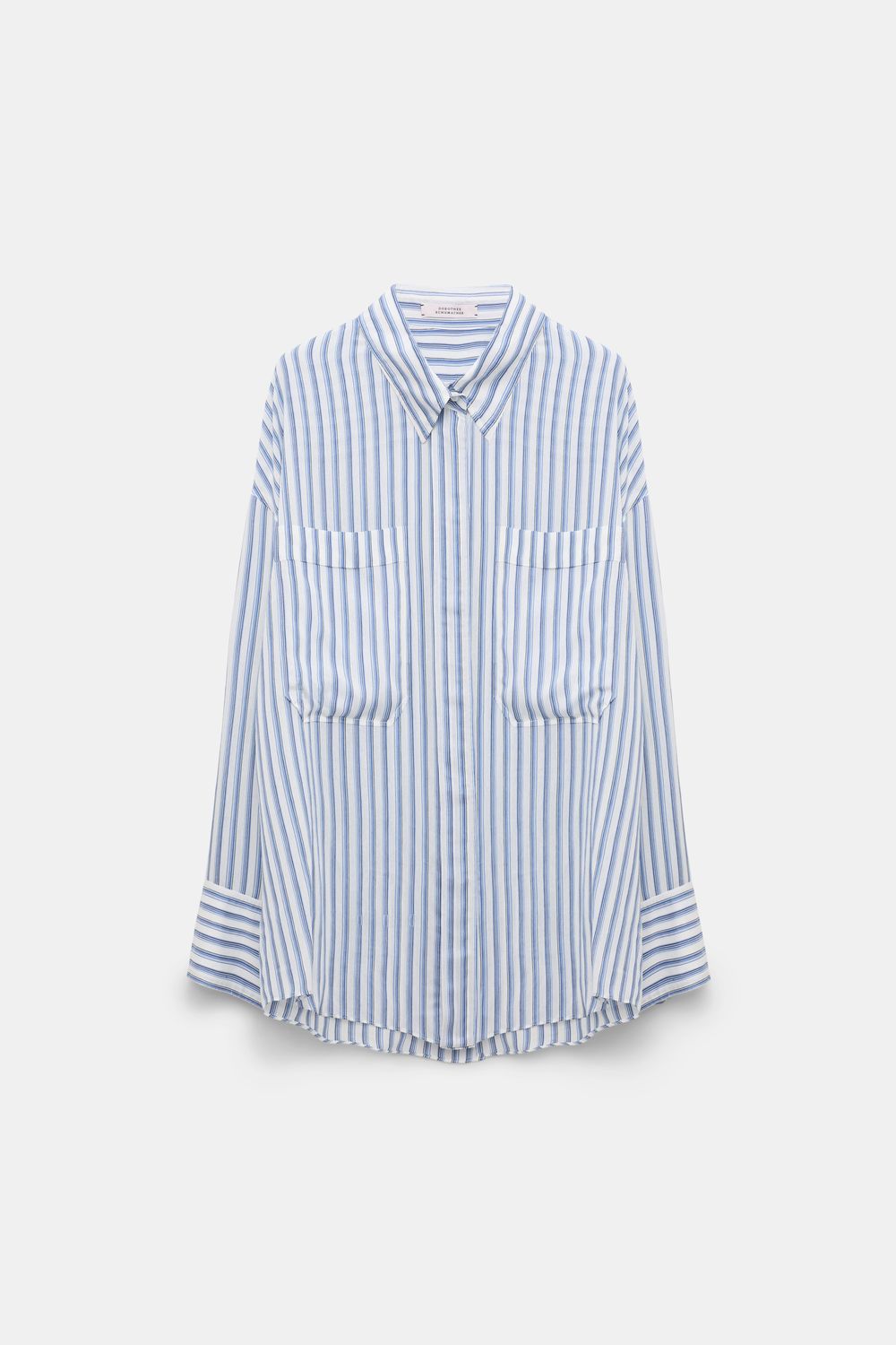 Schu-Cool Stripe Blouse, Size: 0, Color: blue shadow stripe