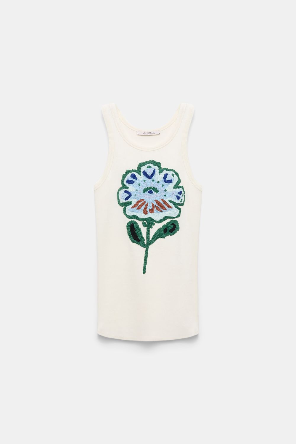 Schu-Powerful Flower Top, Size: 2, Color: light blue