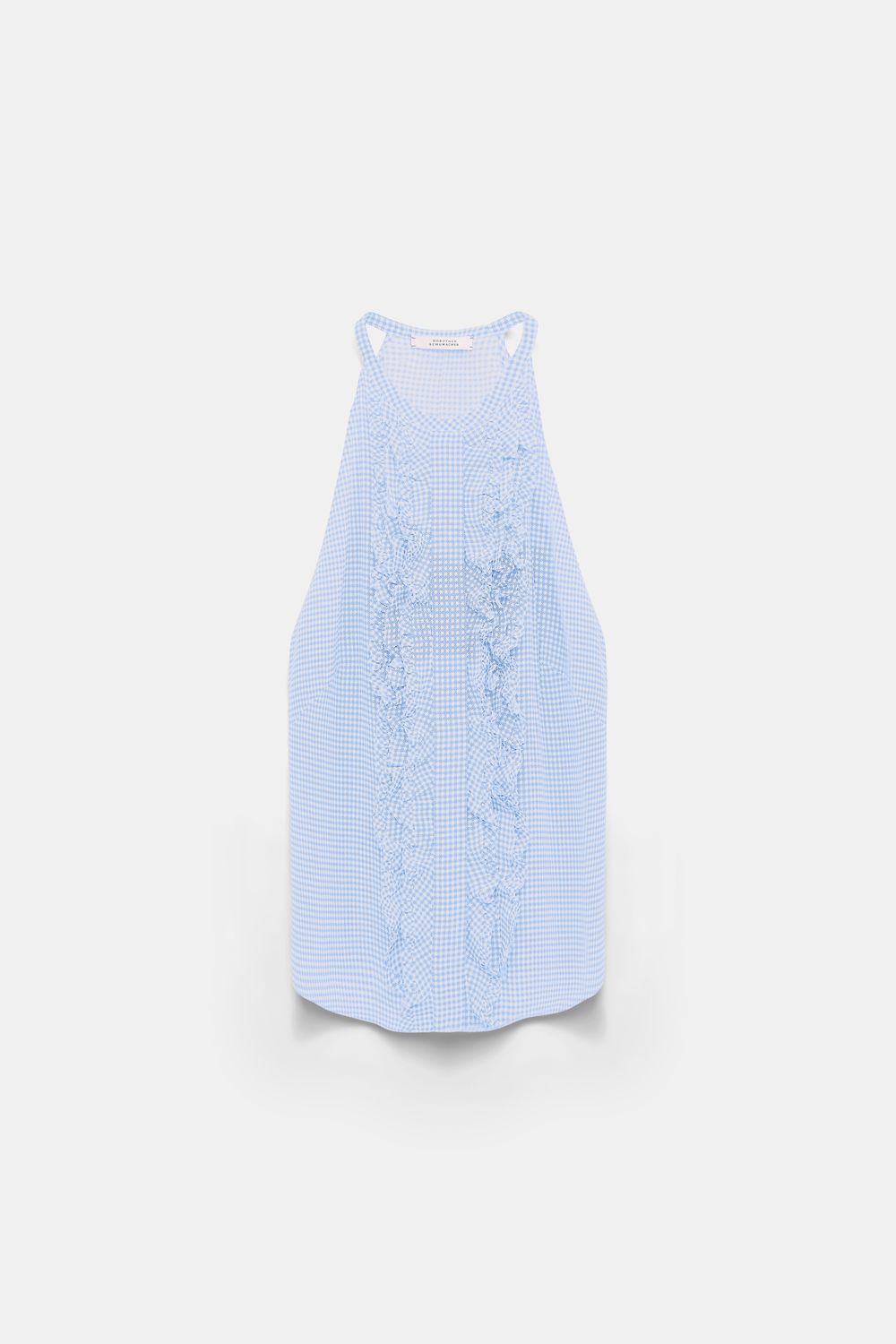 Schu-Vichy Love Top 2 blue vichy