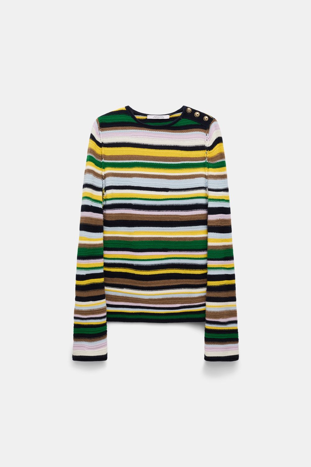 Schu-Colorful Luxury Pullover, Size: 2, Color: multi stripe