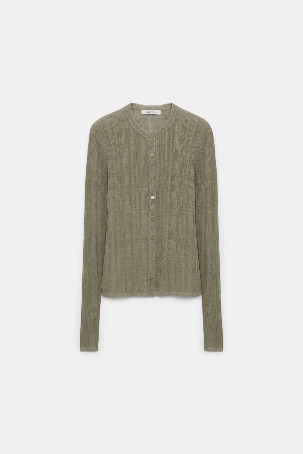 Dorothee Schumacher Summer Ease Twinset, Color: olive grey, Size: 1