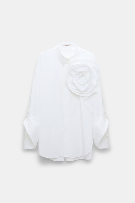 Schu-Poplin Power Blouse