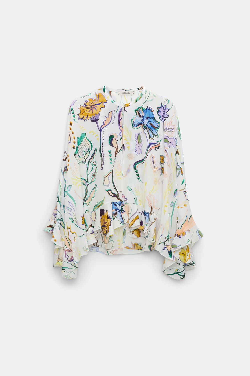 Dorothee Schumacher Floral Twist Blouse, Color: wicked flower print, Size: 1