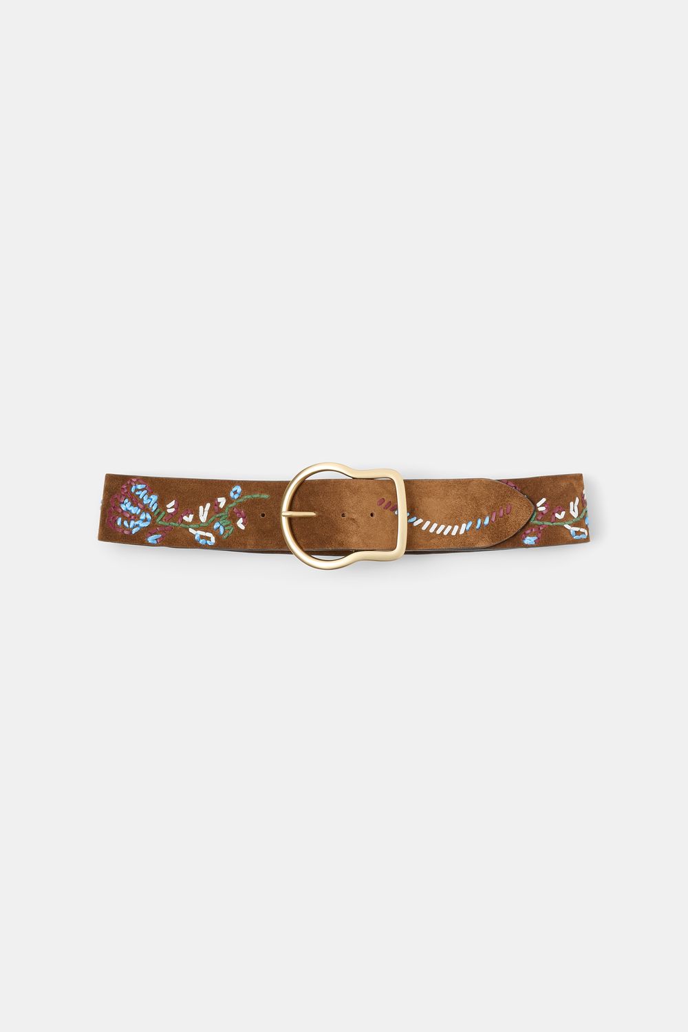 Schu-Suede Sensation Flower Belt, Size: 75, Color: vicunja