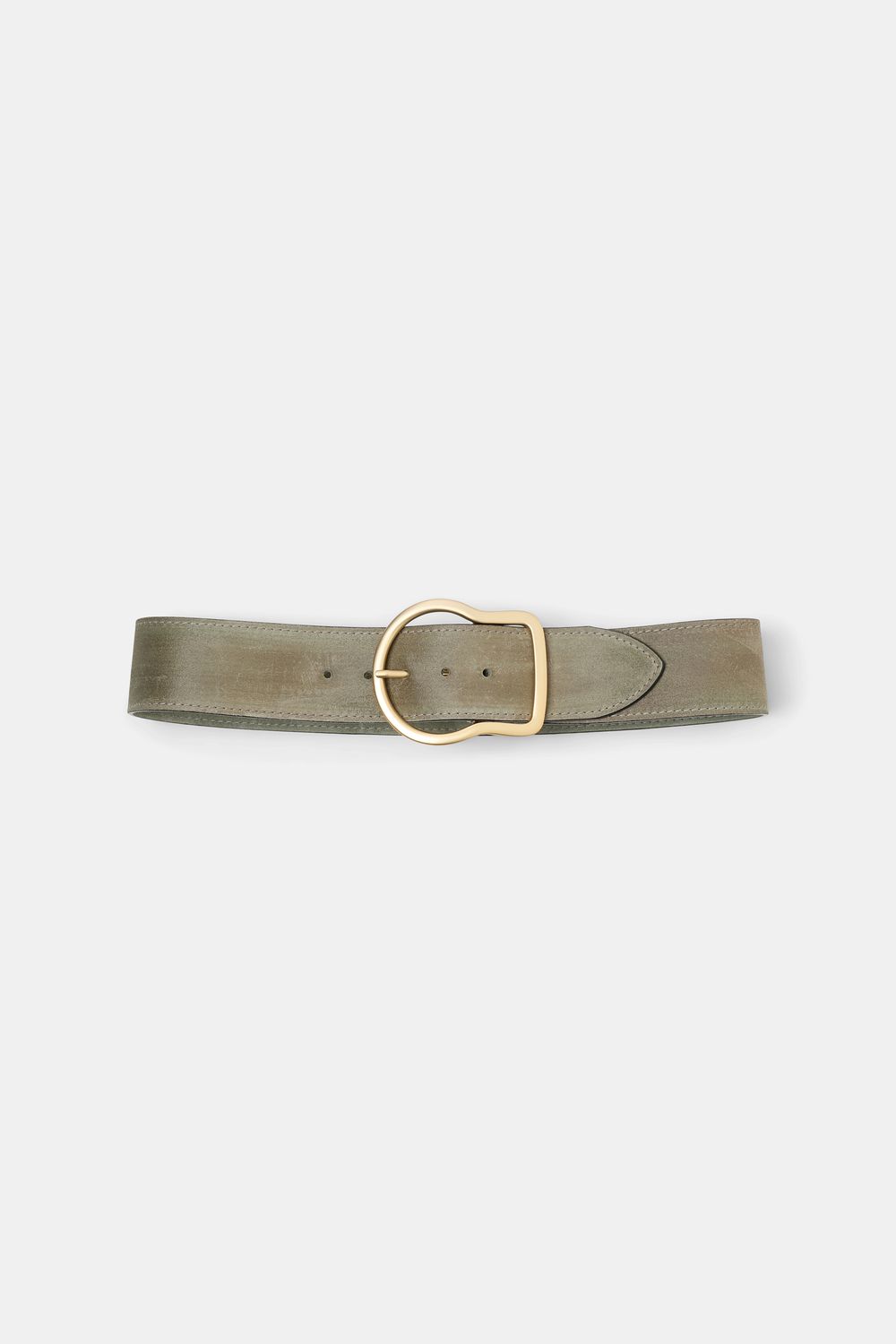 Schu-Suede Sensation Waxed Belt, Size: 75, Color: soft green