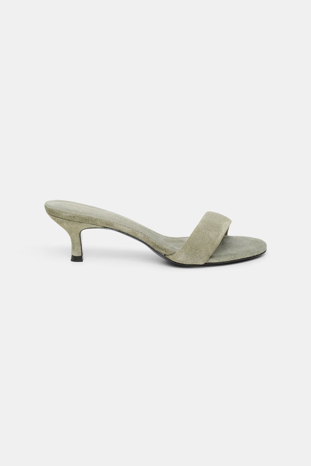 Schu-Suede Sensation Kitten Heel Sandal, Size: I37, Color: soft green