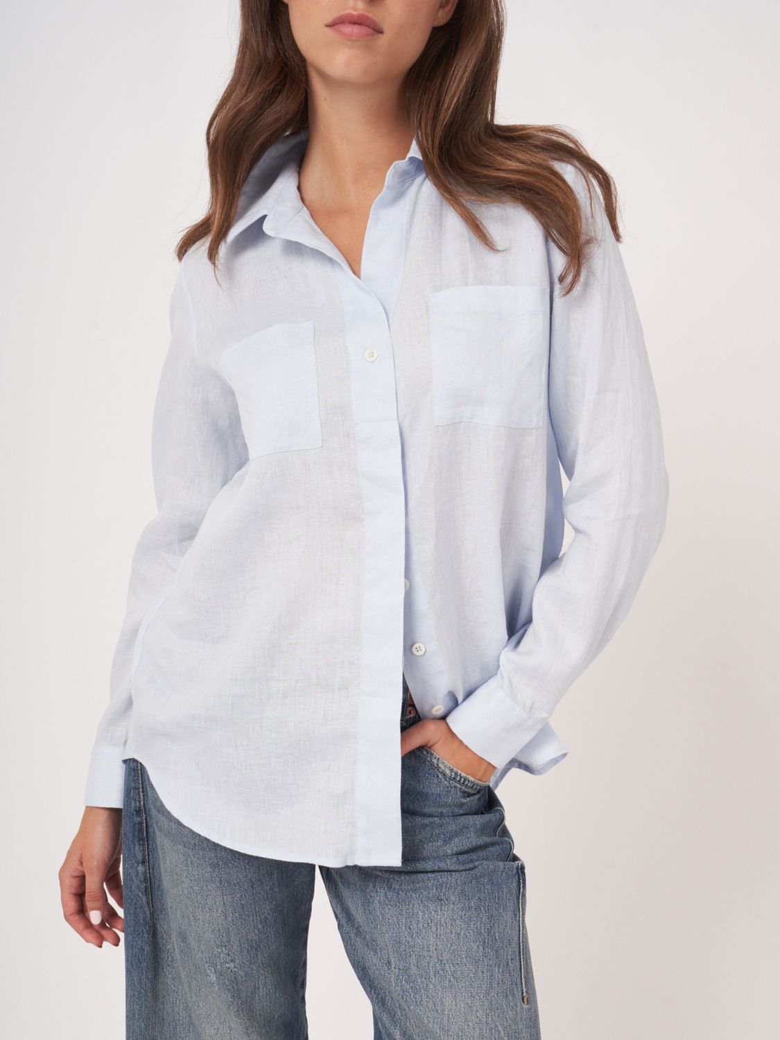 Rep-Linen Shirt, Size: XXS, Color: wave