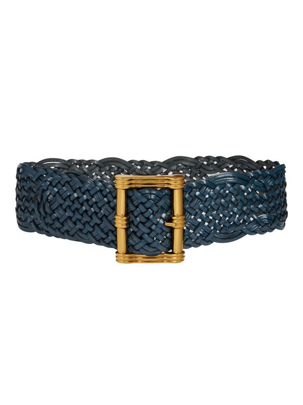 Etro-Belt Woven Leather Wide