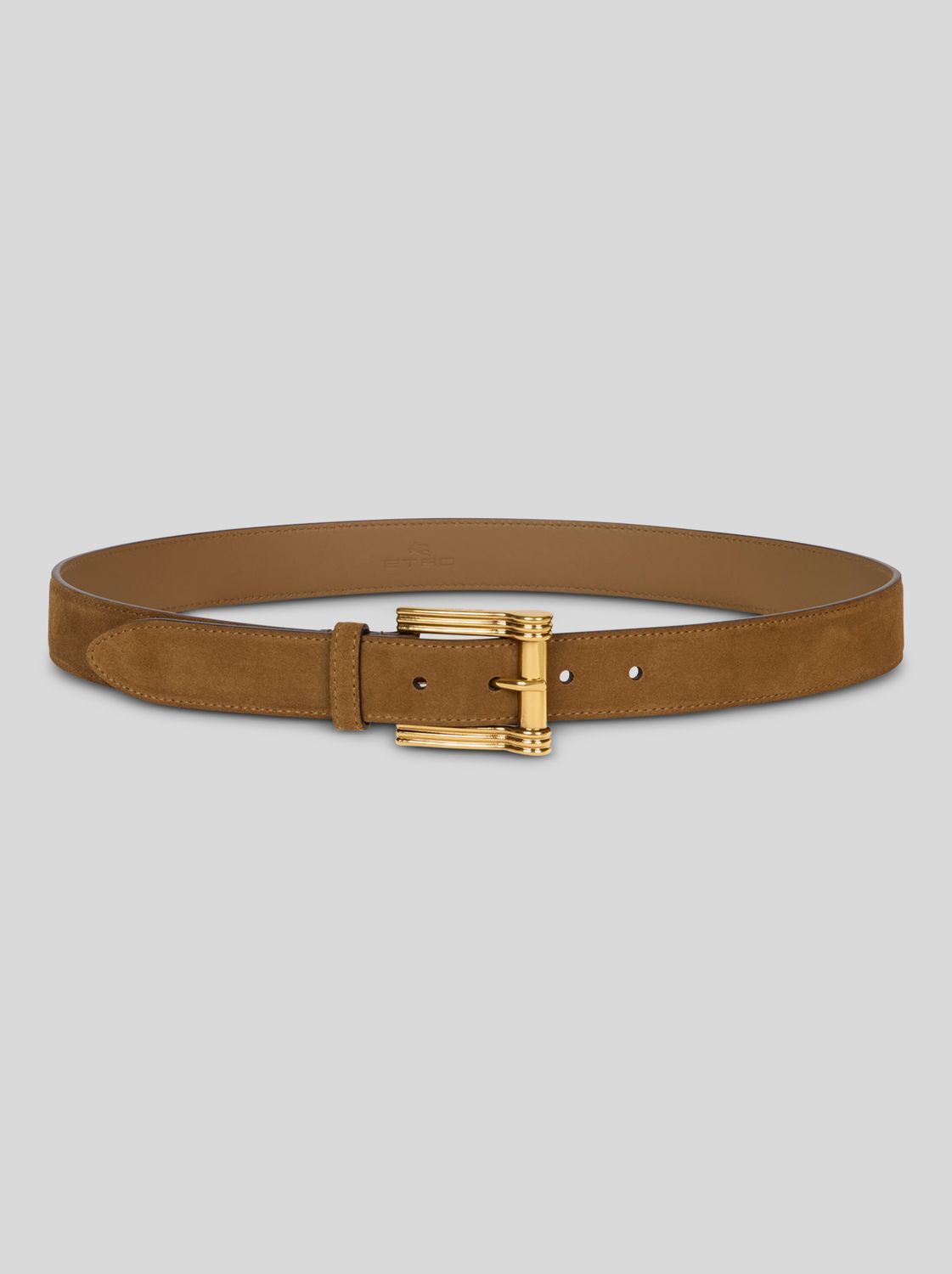 Etro-Belt Suede, Size: 80, Color: brown