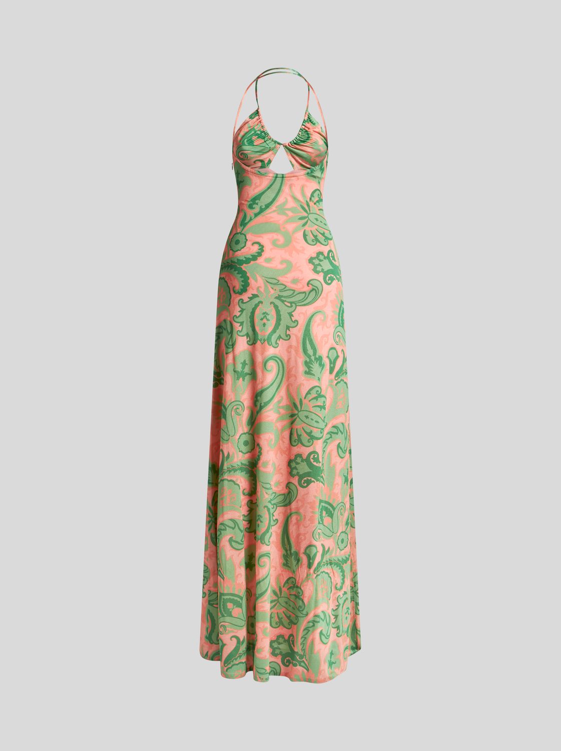 Etro-Long Dress Print, Size: 42, Color: purple