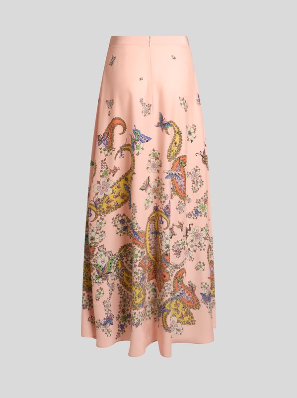 Etro-Long Skirt Print