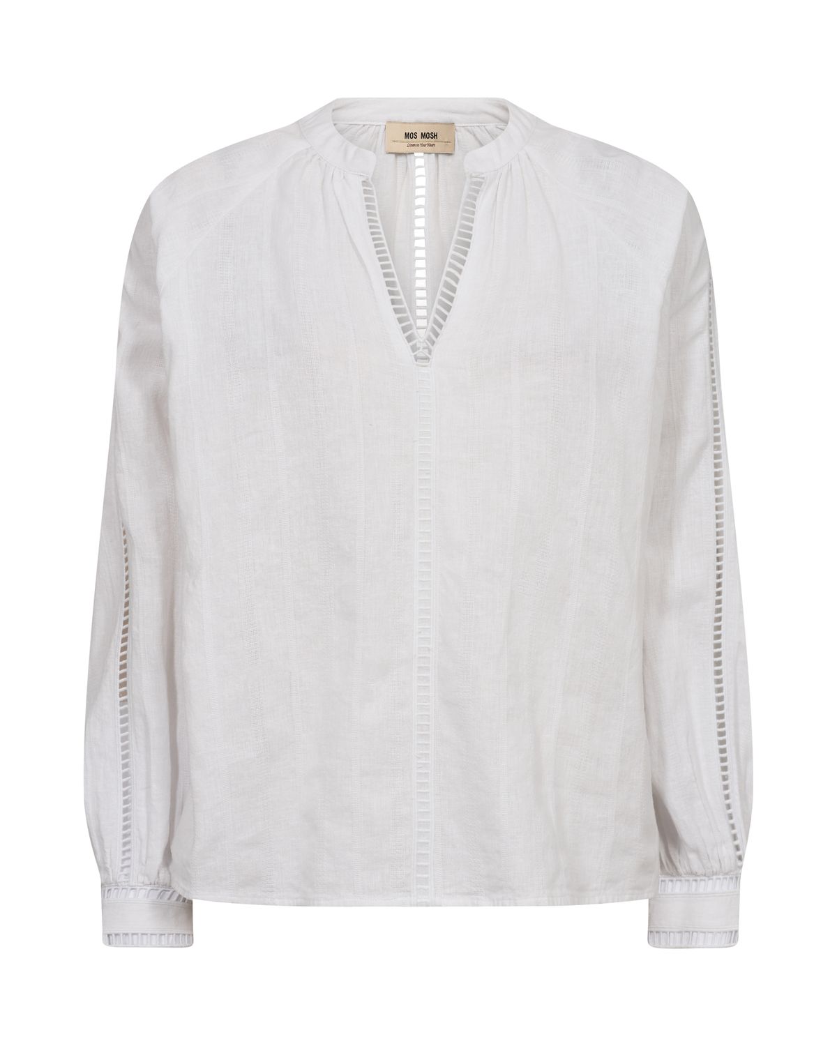 Mos Mosh Zeina Linen Blouse, Color: white, Size: XS