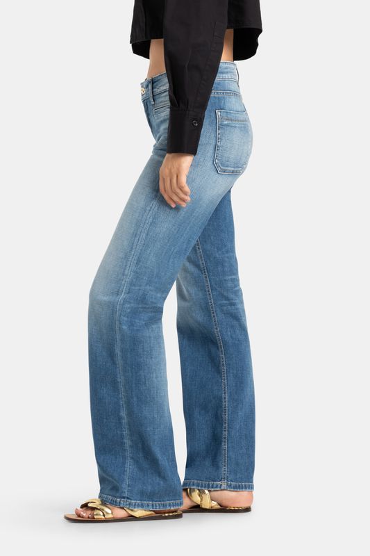 Cam-Tess Wide Leg Jeans