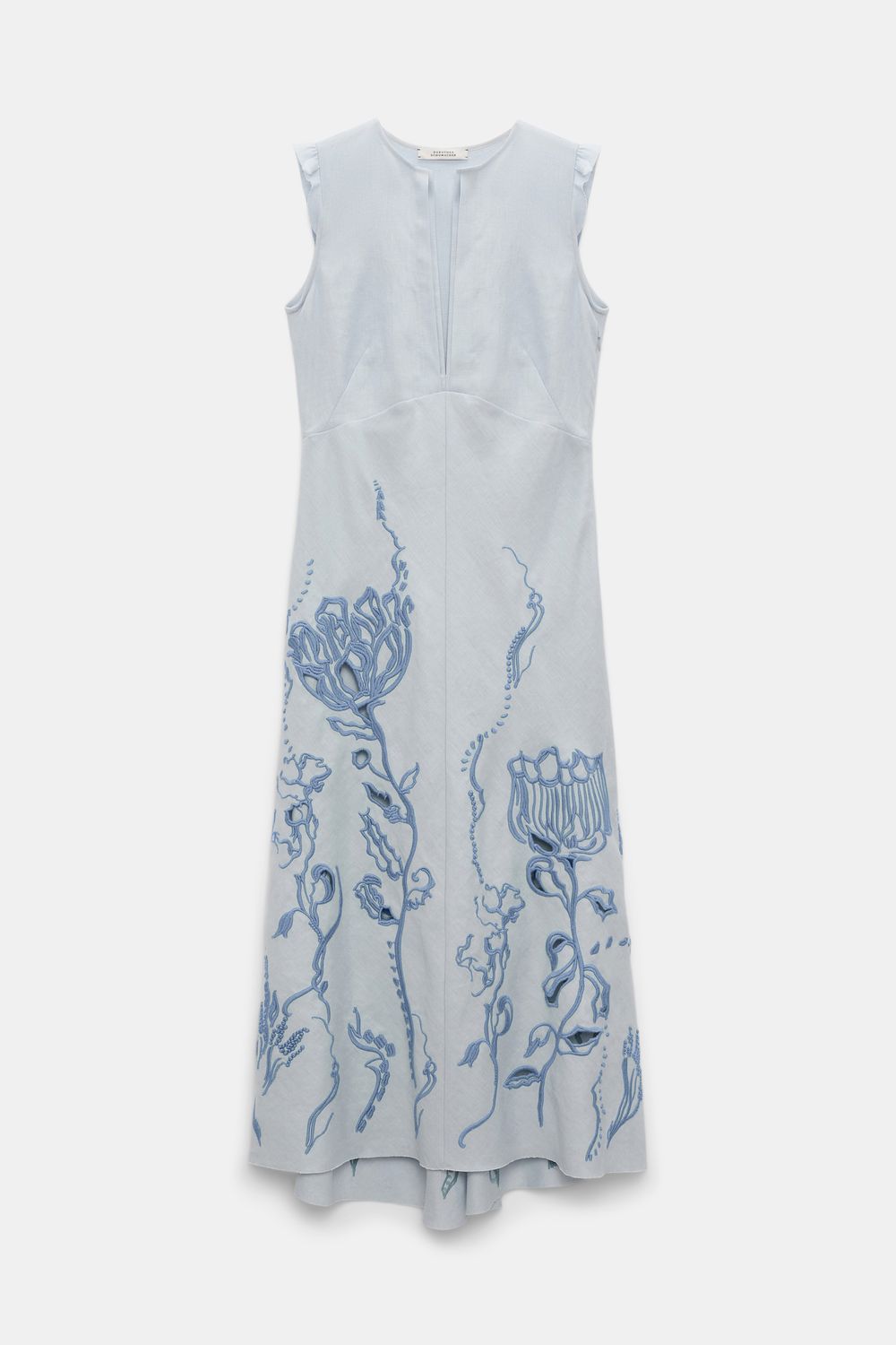 Dorothee Schumacher Embroidered Beauty Dress, Color: whispering blue, Size: 2