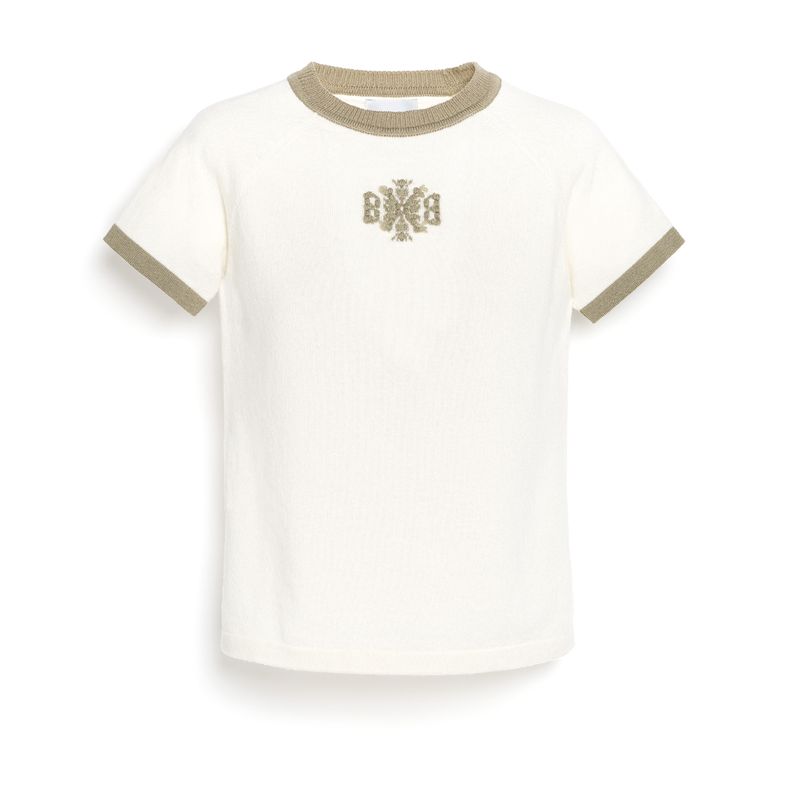 Bar-Knit Tee Shirt