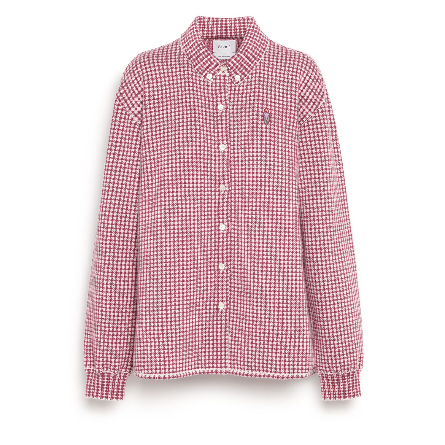 Bar-Checkered Shirt &amp; Short, Size: S, Color: french purple/niveous