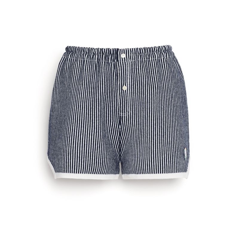 Bar-Shirt &amp; Short Striped Set