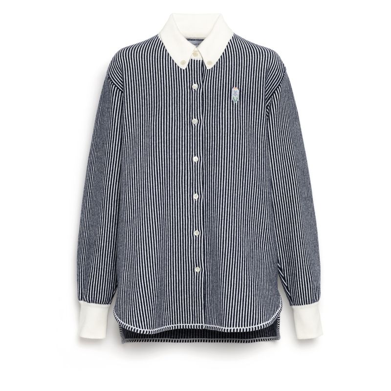 Bar-Shirt &amp; Short Striped Set