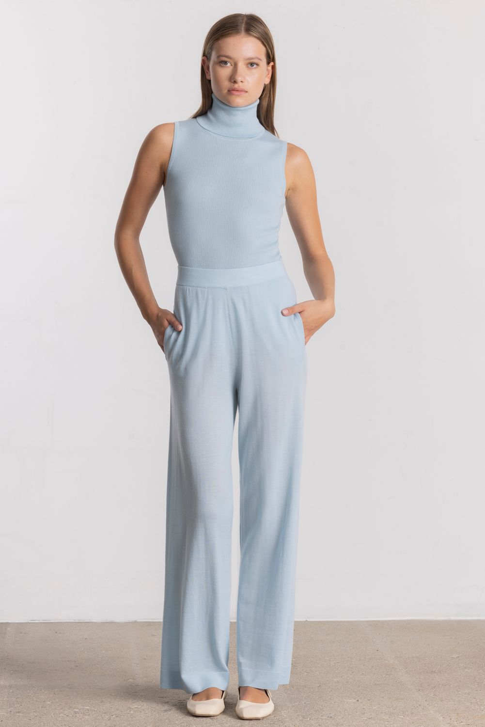 All-Soft Trousers, Size: XS, Color: lt blue