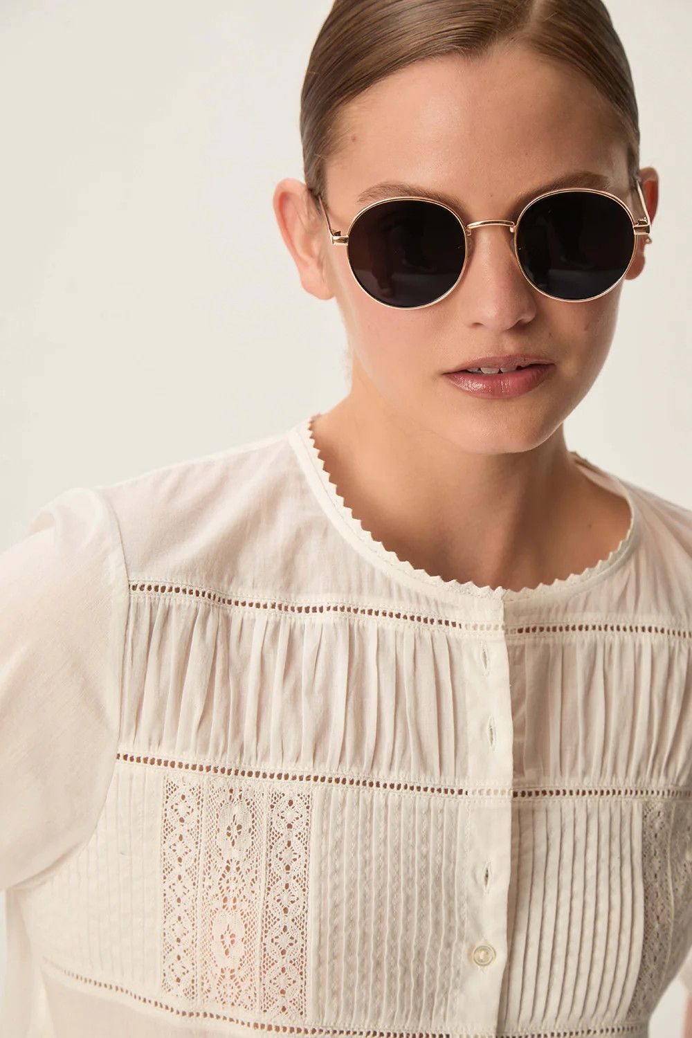 Dph-Salem Blouse, Size: 0, Color: ecru