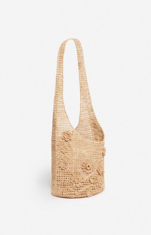 VanB-Hobo Bag Flower Tonal