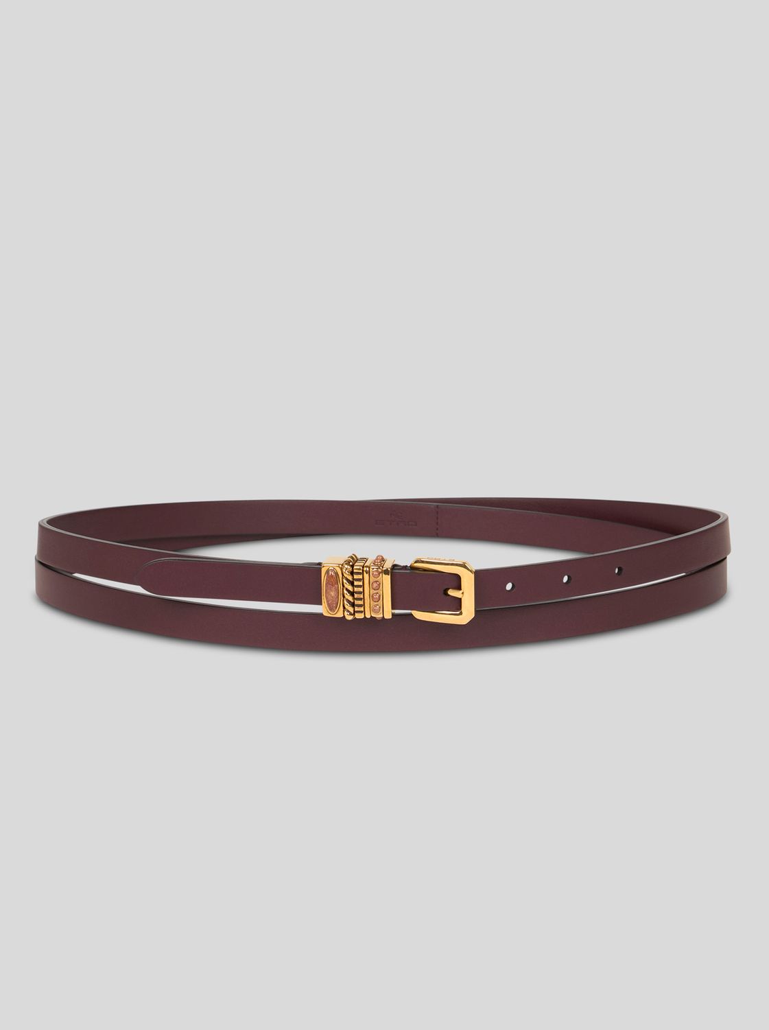Etro-Double Belt, Size: 80, Color: brown