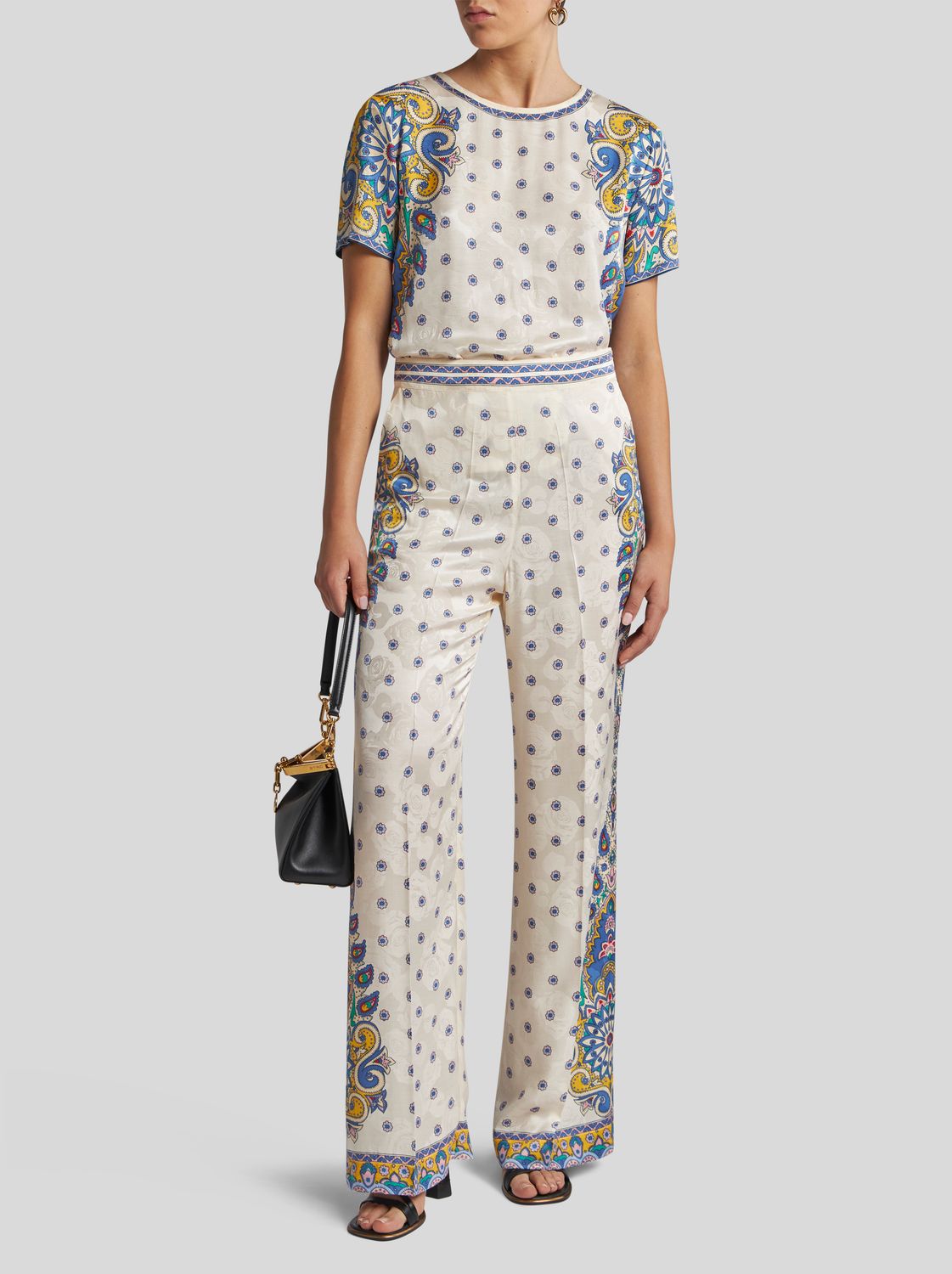 Etro-Set, Color: white/blue, Size: 42