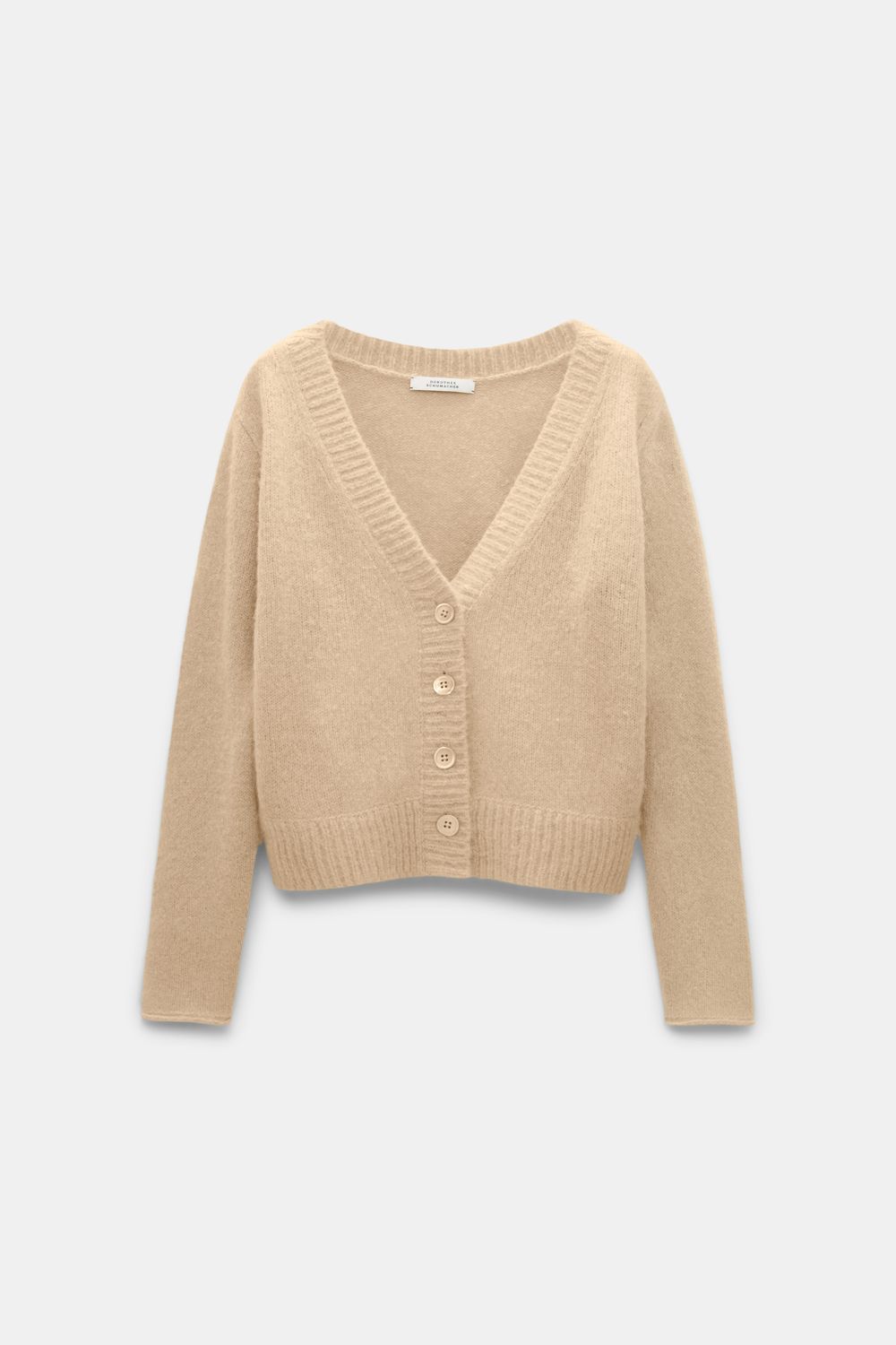 Schu-Luxury Love Cardigan, Size: 1, Color: baby camel