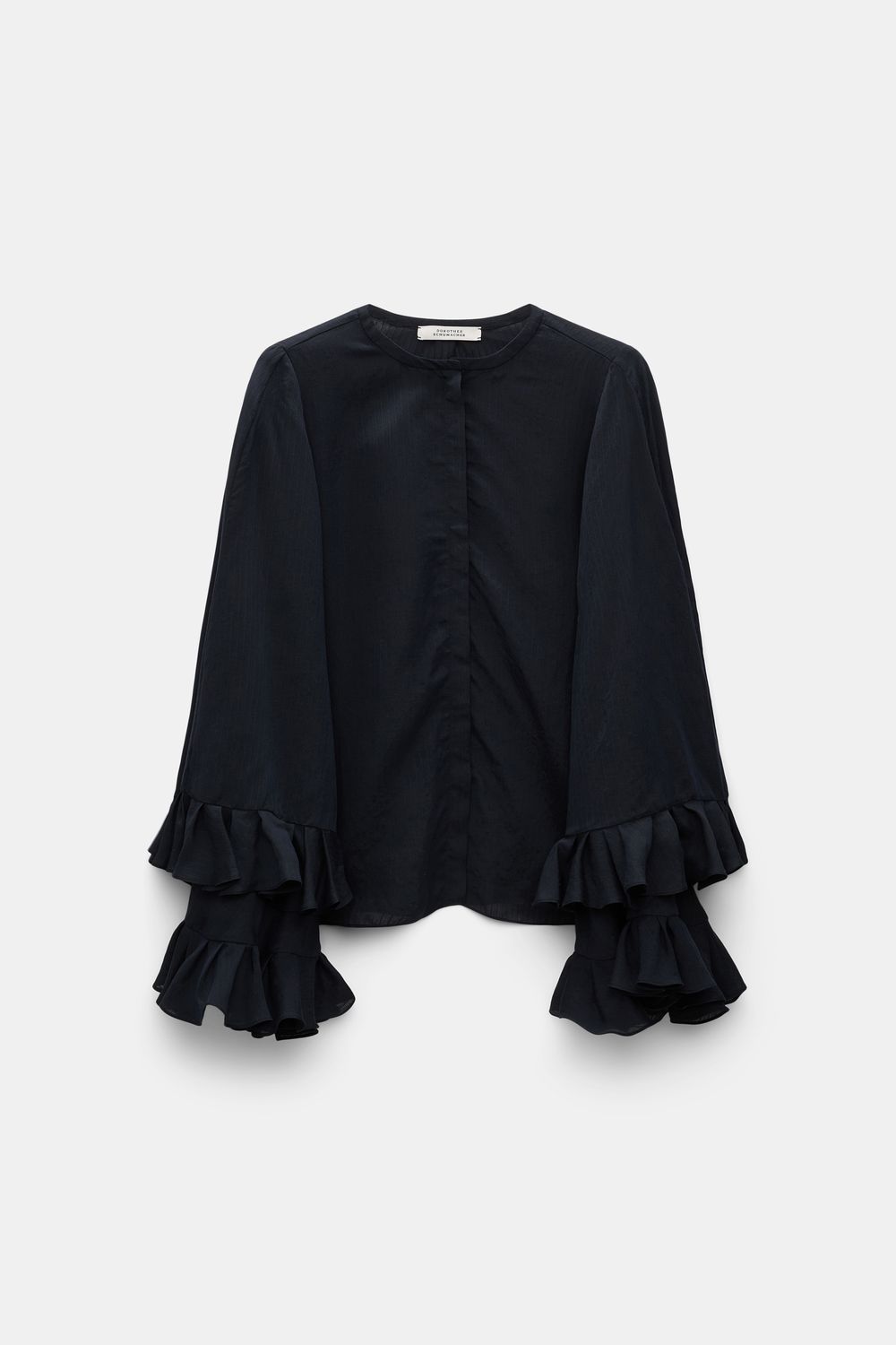 Schu-Soft Stripes Blouse, Size: 0, Color: dark navy