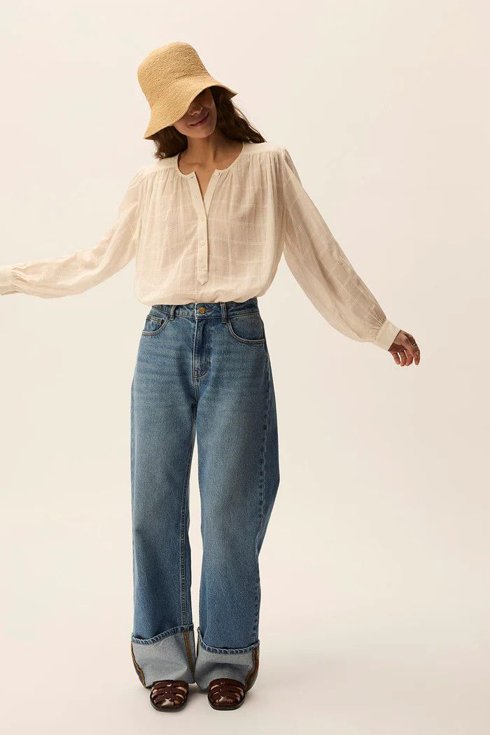 Dph-Toledo Blouse, Size: 0, Color: ecru