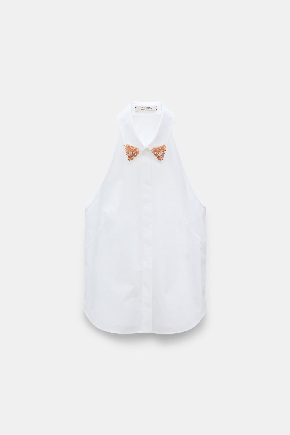 Schu-Poplin Power Top, Size: 1, Color: pure white beige pad