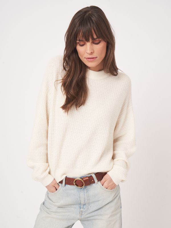 Rep-Basketweave Sweater
