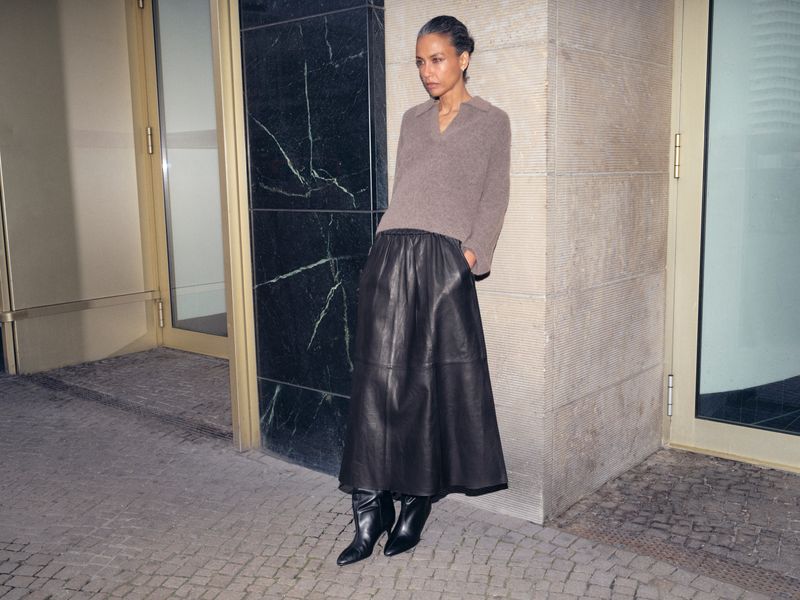 Mosh-Deena Leather Skirt