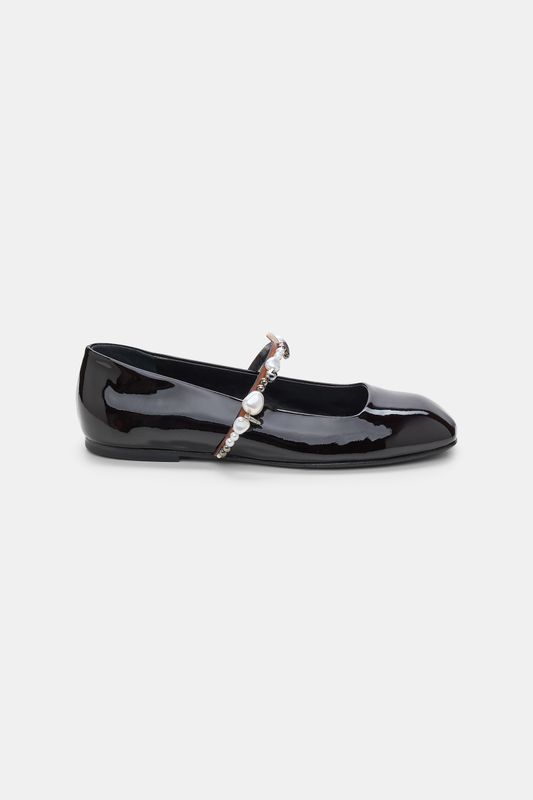Schu-Glossy Shine Embellished Mary-Jane