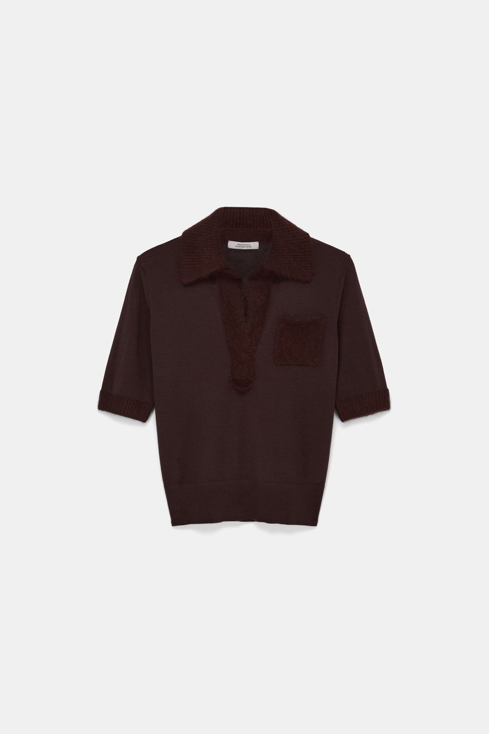 Schu-Merino Romance Pullover, Size: 2, Color: dark chocolate