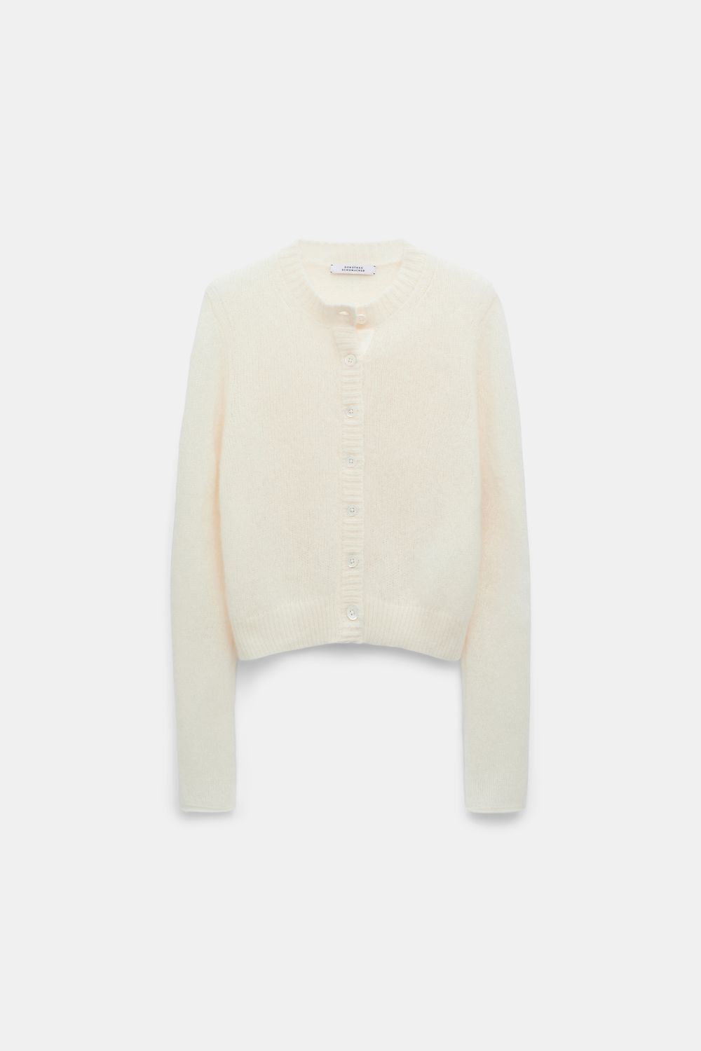 Schu-Luxury Love Cardigan, Size: 2, Color: camellia white