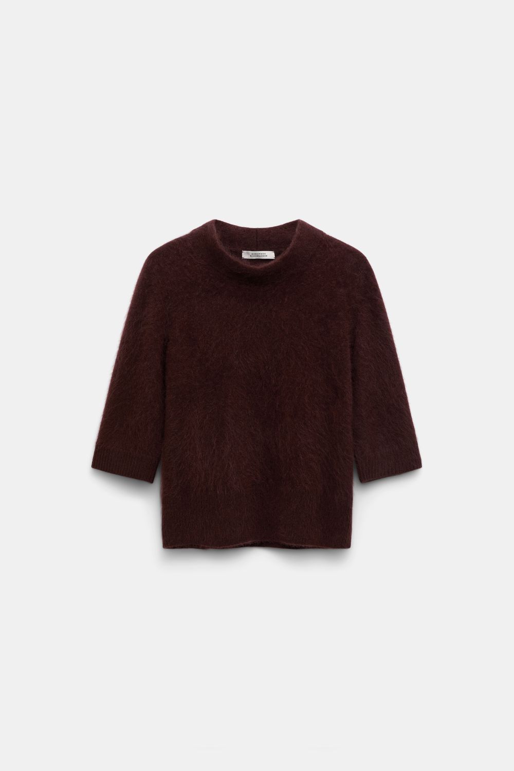 Schu-Fluffy Statement Pullover, Size: 1, Color: dark chocolate