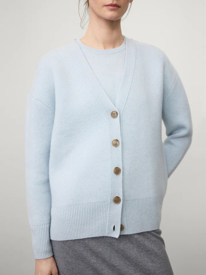 LY-Amery Cardigan, Size: 0, Color: horizon blue