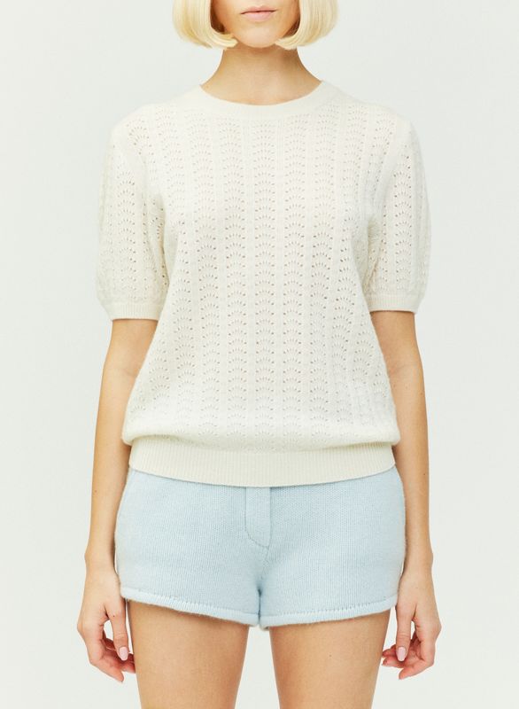 LY-Cecelia Pointelle Sweater
