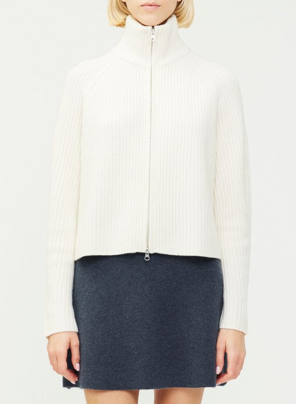 LY-Sadie Zip Cardigan