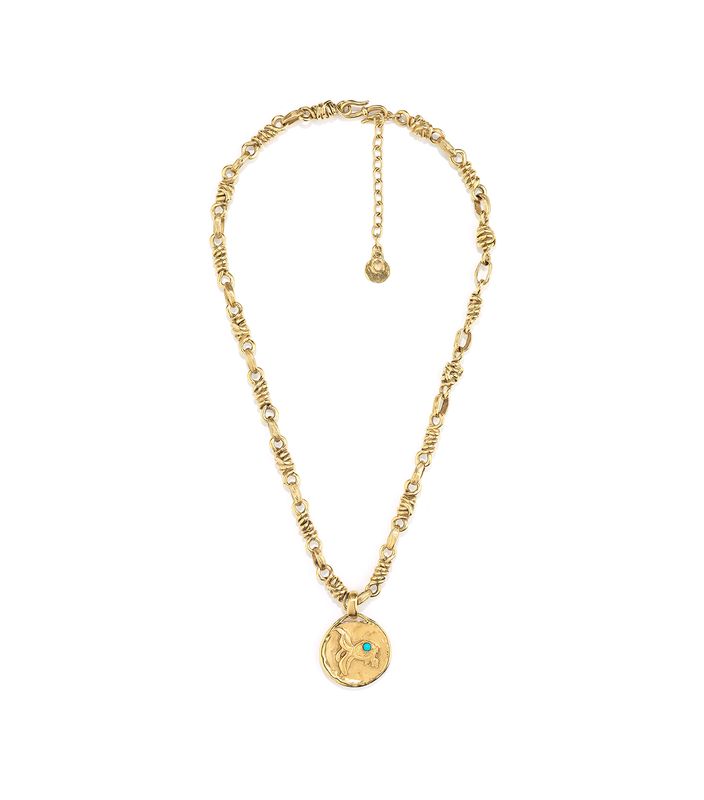 Goos-Astro Necklace Turquoise