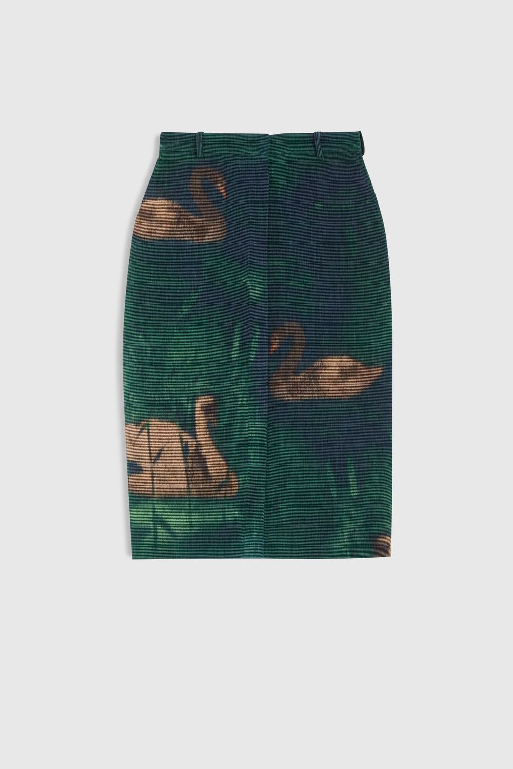 Roch-Skirt Swan, Color: emerald/night sky, Size: 40