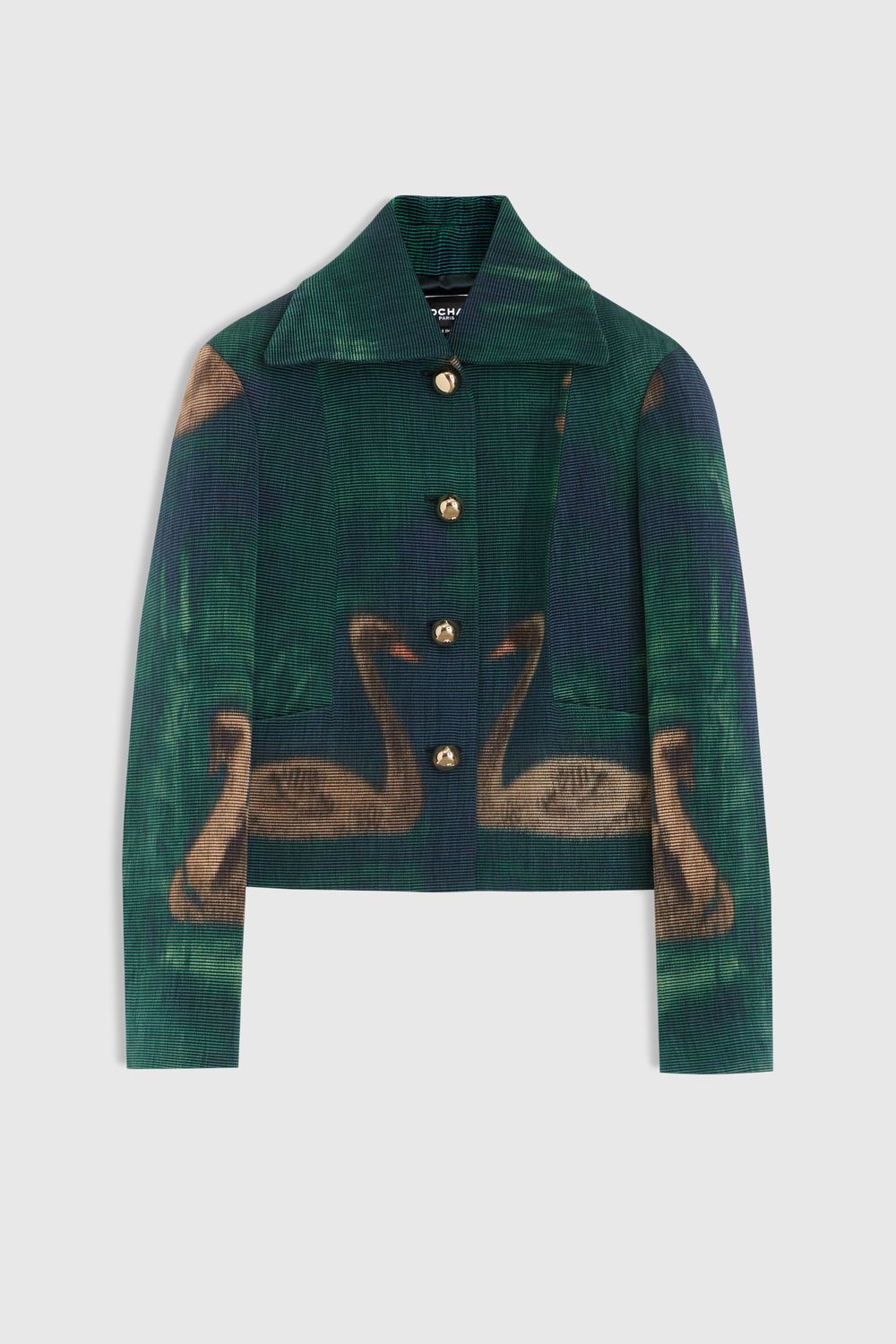 Roch-Jacket Swan, Color: emerald/night sky, Size: 40