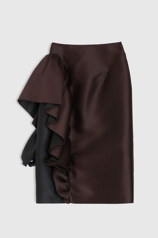 Roch-Taffeta Skirt