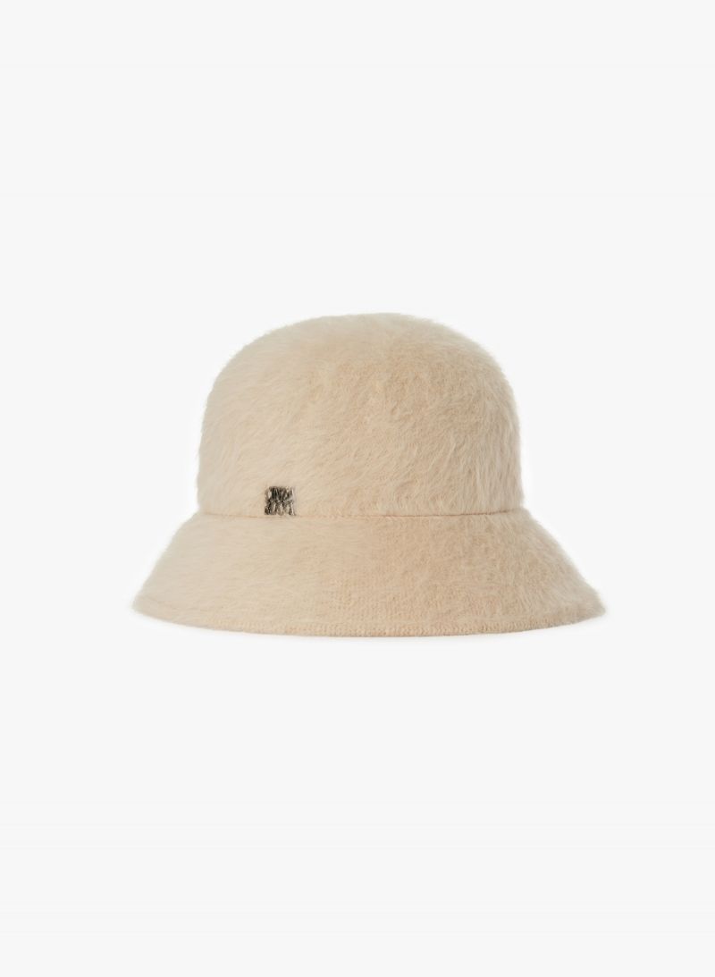 CR-Fluffy Bocket Hat, Color: beige, Size: OS