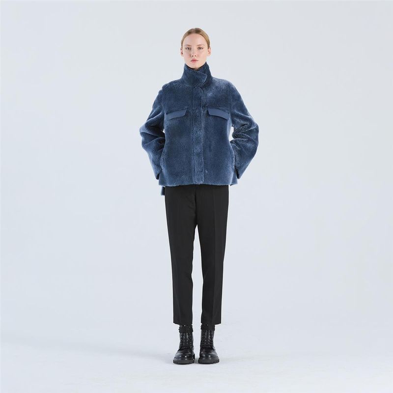 Desa-Reversible Shearling Shirt Jacket
