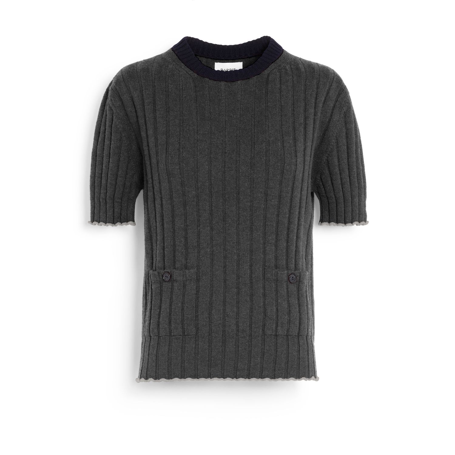 Bar-Top Flat Ribs SS, Color: derby grey, Size: S