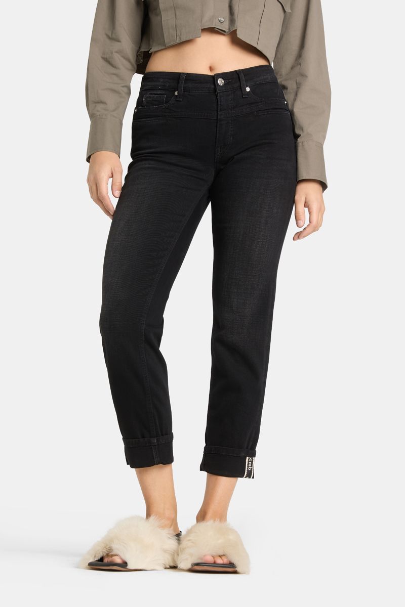 Cam-Pearlie Jeans, Color: black, Size: 32