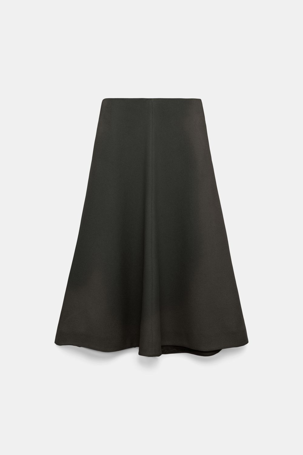 Schu-Layered Coolness Skirt, Color: charcoal melange, Size: 2
