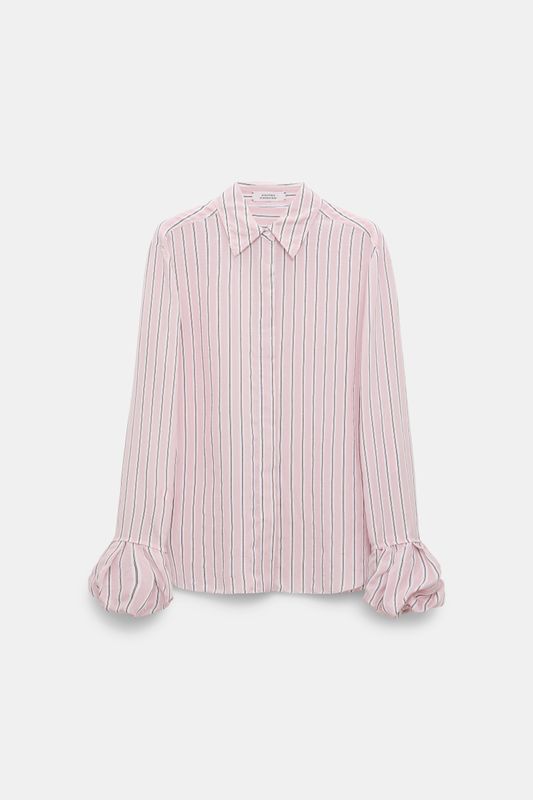 Schu-Striped Ease Blouse
